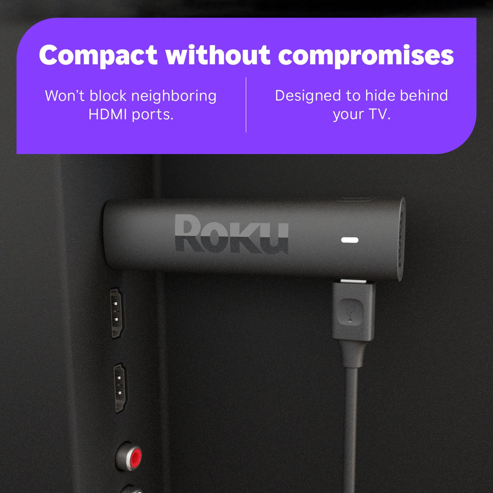 Roku Streaming Stick 4K - HDR & Dolby Vision Roku Streaming Device for TV with Voice Remote & Long-Range Wi-Fi - Free & Live TV - USA MEGA SHOP