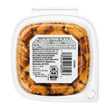 Maple honey sesame cashews nutrition label on clear container