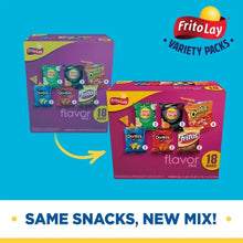 Snack chip variety pack with two boxes shown, yellow variety packs badge
