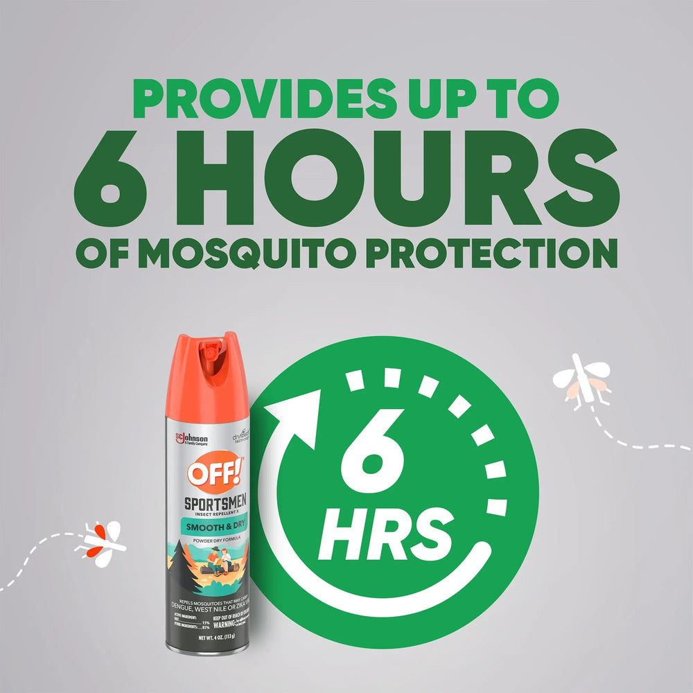 OFF! Family Care Smooth and Dry 15% Deet Insect Repellent I Aerosol Value Pack, 4 oz, 2 Count - USA MEGA SHOP