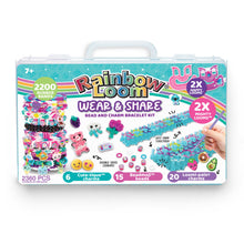 Rainbow Loom wear-and-share bead and charm bracelet kit, 2 happy looms box front