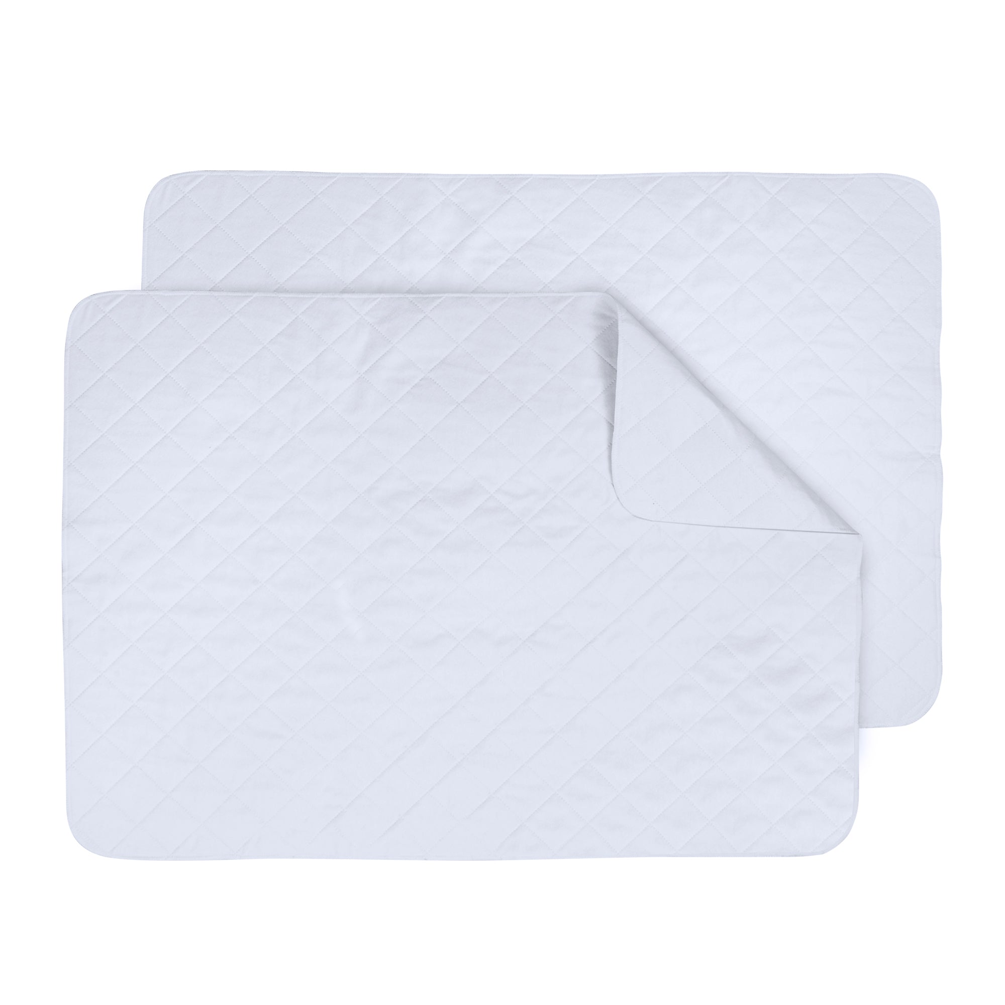 Parent's Choice Reversible Fleece Multi Use Pads, White, 36" x 27", 2 Pack