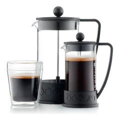 Bodum Brazil French Press Coffee Maker, Borosilicate Glass, 34 Ounce, Black - USA MEGA SHOP