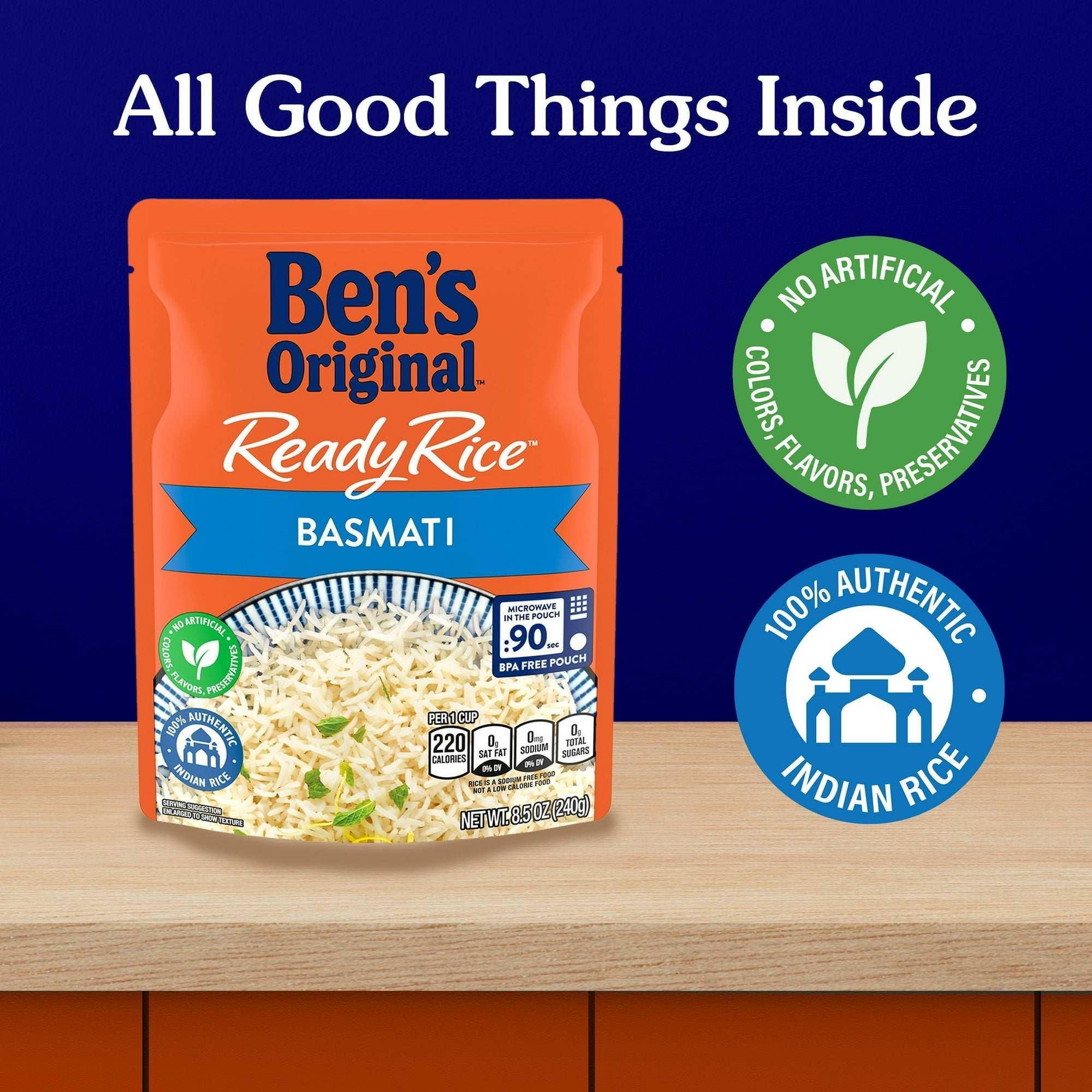 Ben's Original Ready Rice Basmati Rice, Easy Side Dish, 8.5 Ounce Pouch - USA MEGA SHOP