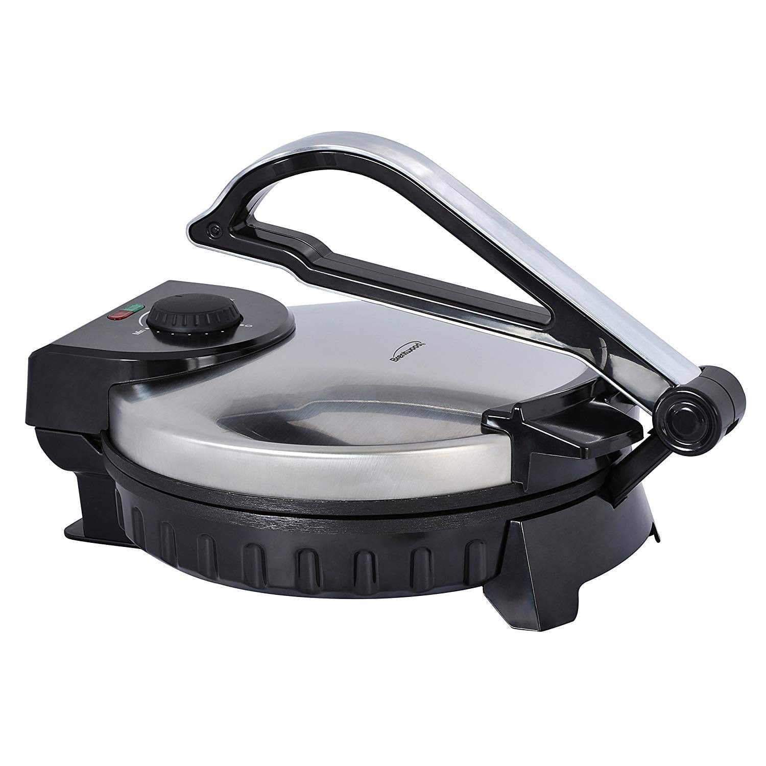 Brentwood Appliances TS-128 Stainless Steel Non-Stick Electric Tortilla Maker, 10-Inch