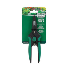 Expert Gardener garden snips package with green-and-black shears and safety sheath