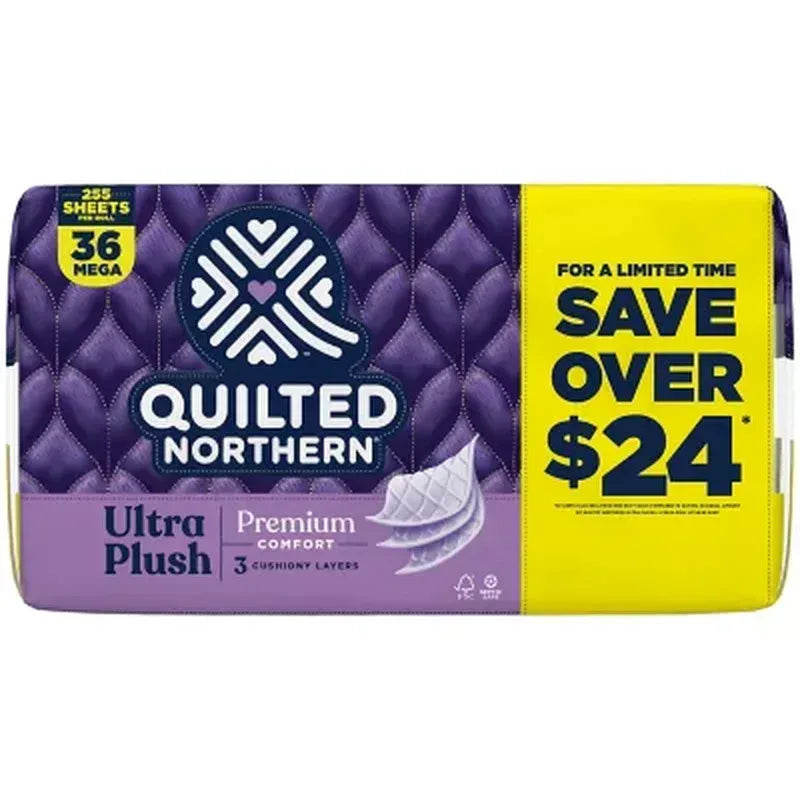 Quilted Northern Ultra Plush Toilet Paper (255 Sheets/Roll, 36 Rolls)