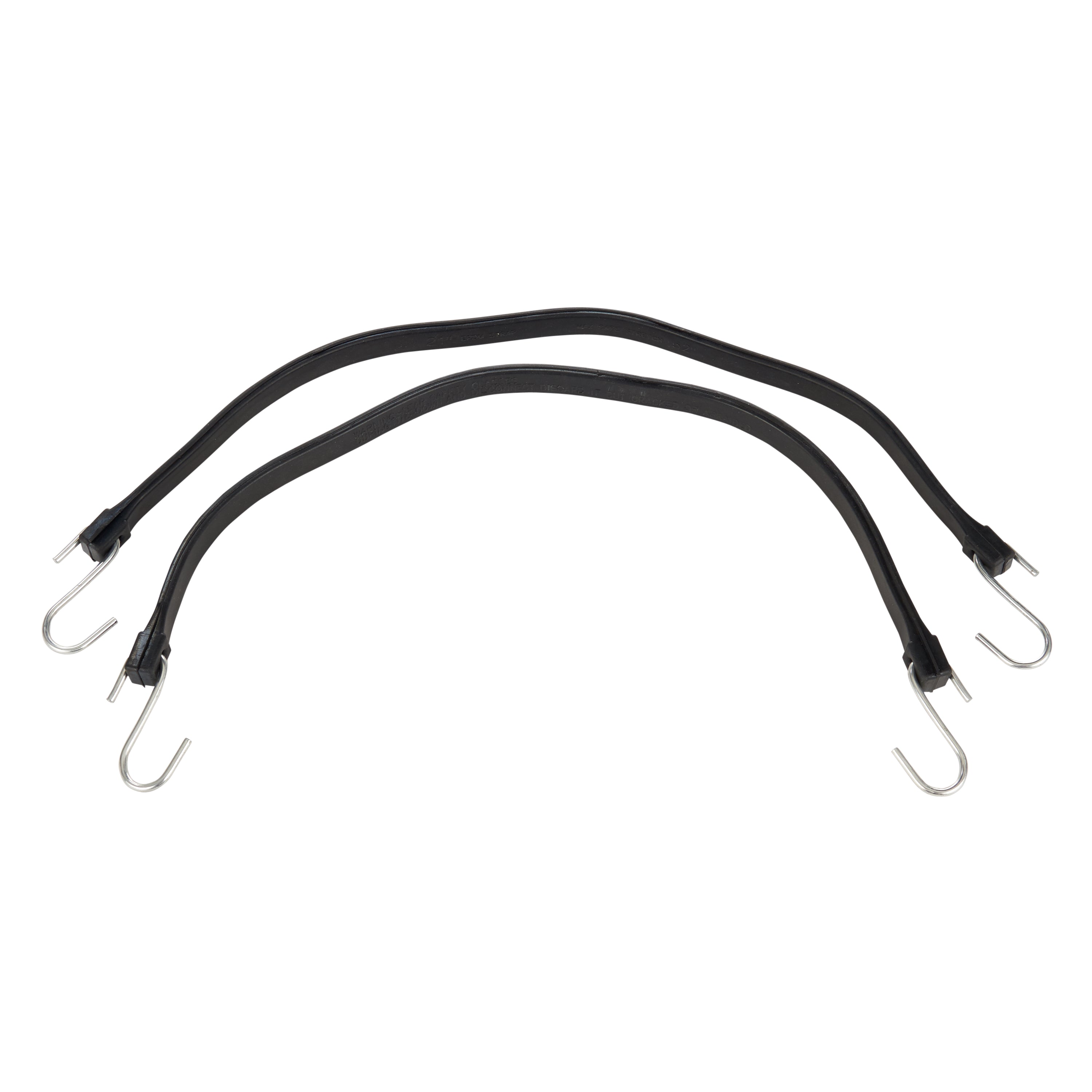 Hyper Tough 24 inch EPDM Rubber Strap Bungee Cords, 2-Pack
