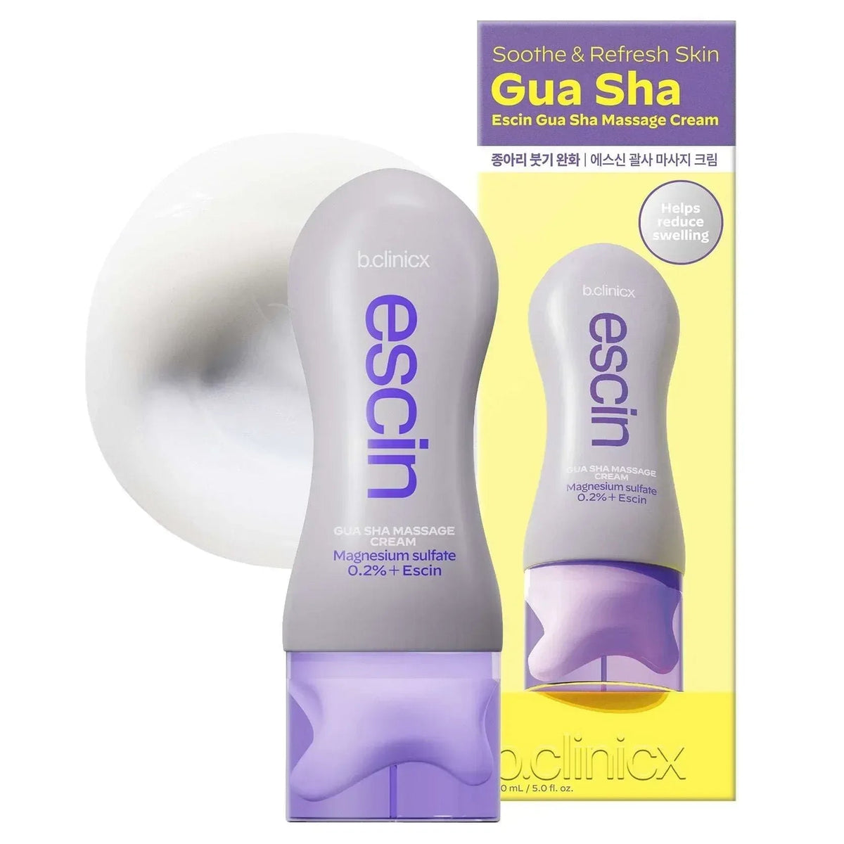 b.clinicx Gua Sha Massage Cream, 5.0 fl oz