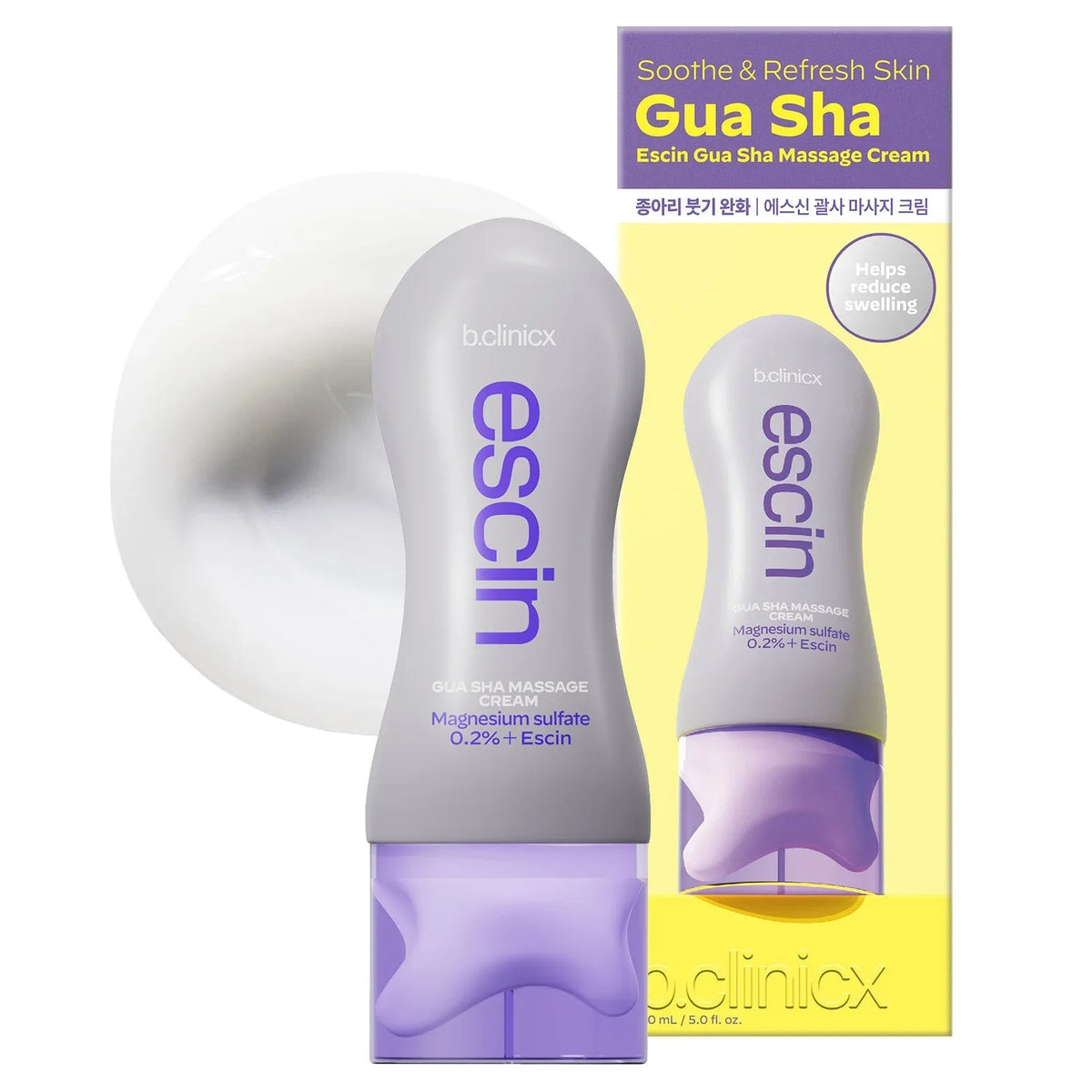 b.clinicx Gua Sha Massage Cream, 5.0 fl oz - USA MEGA SHOP