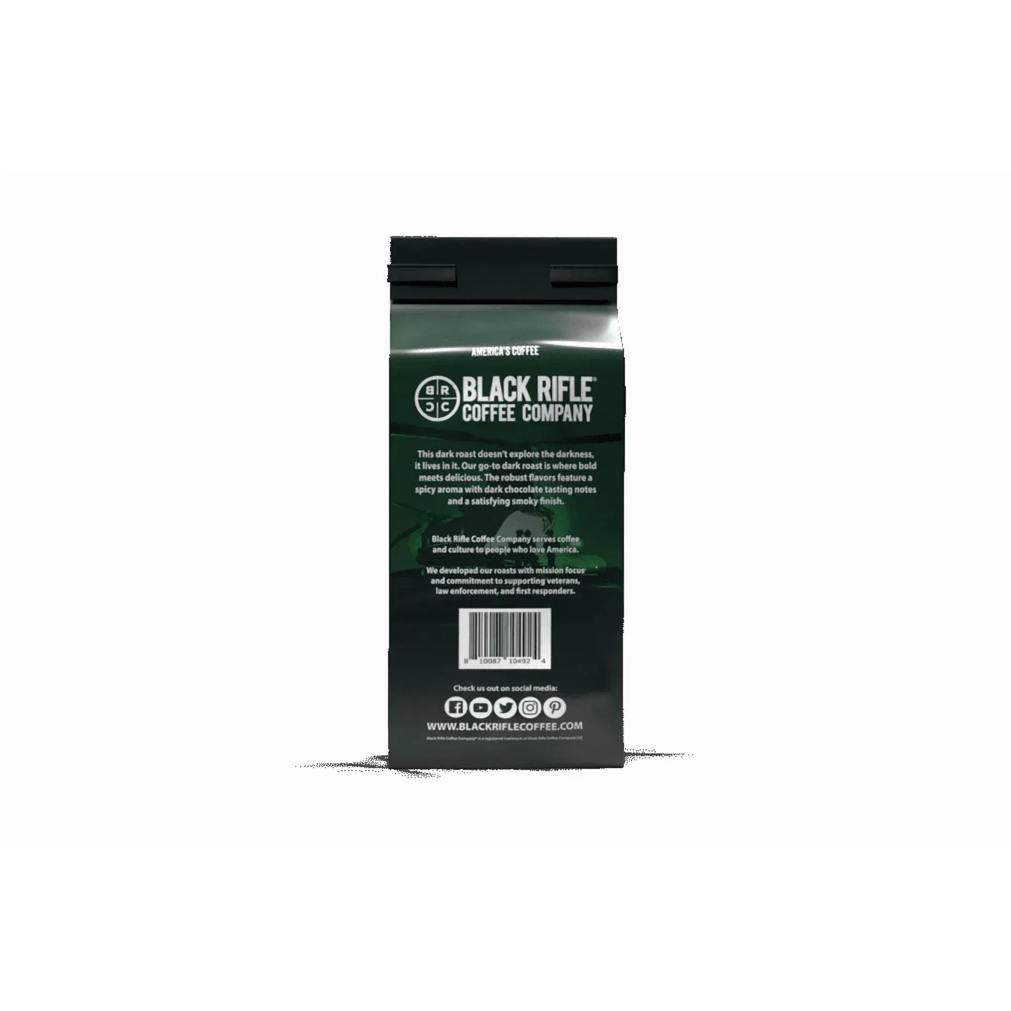 Black Rifle Coffee Company Beyond Black, Dark Roast, Ground Coffee, 12 oz