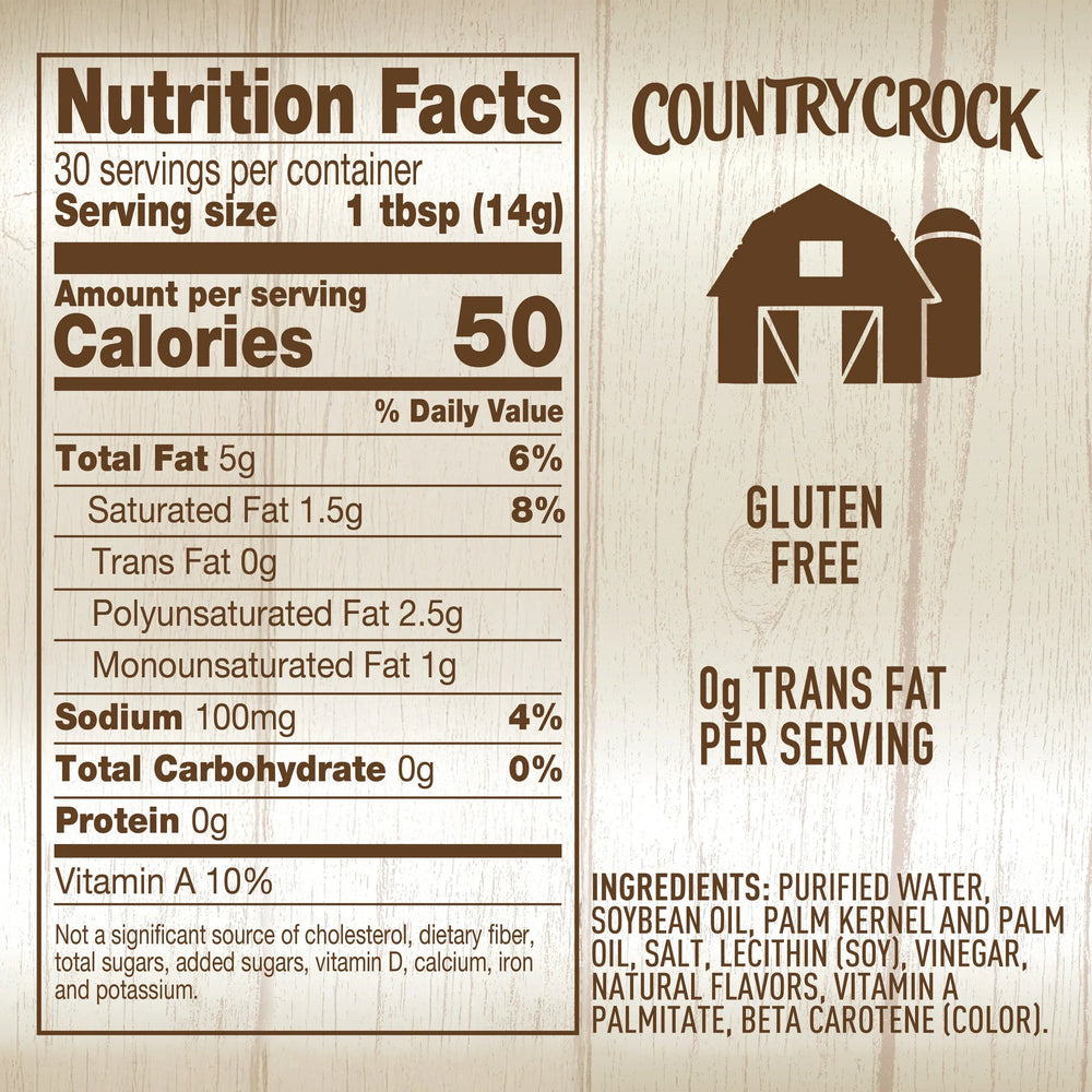 Country Crock Original Buttery Spread, 15 oz Tub (Refrigerated) - USA MEGA SHOP