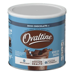 Ovaltine Rich Chocolate Powdered Stir In Drink Mix for Hot and Cold Milk, 18 oz, 46 Servings - USA MEGA SHOP