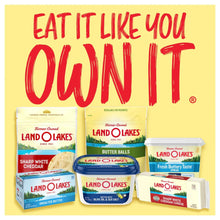 Assorted Land O Lakes butter packages on display