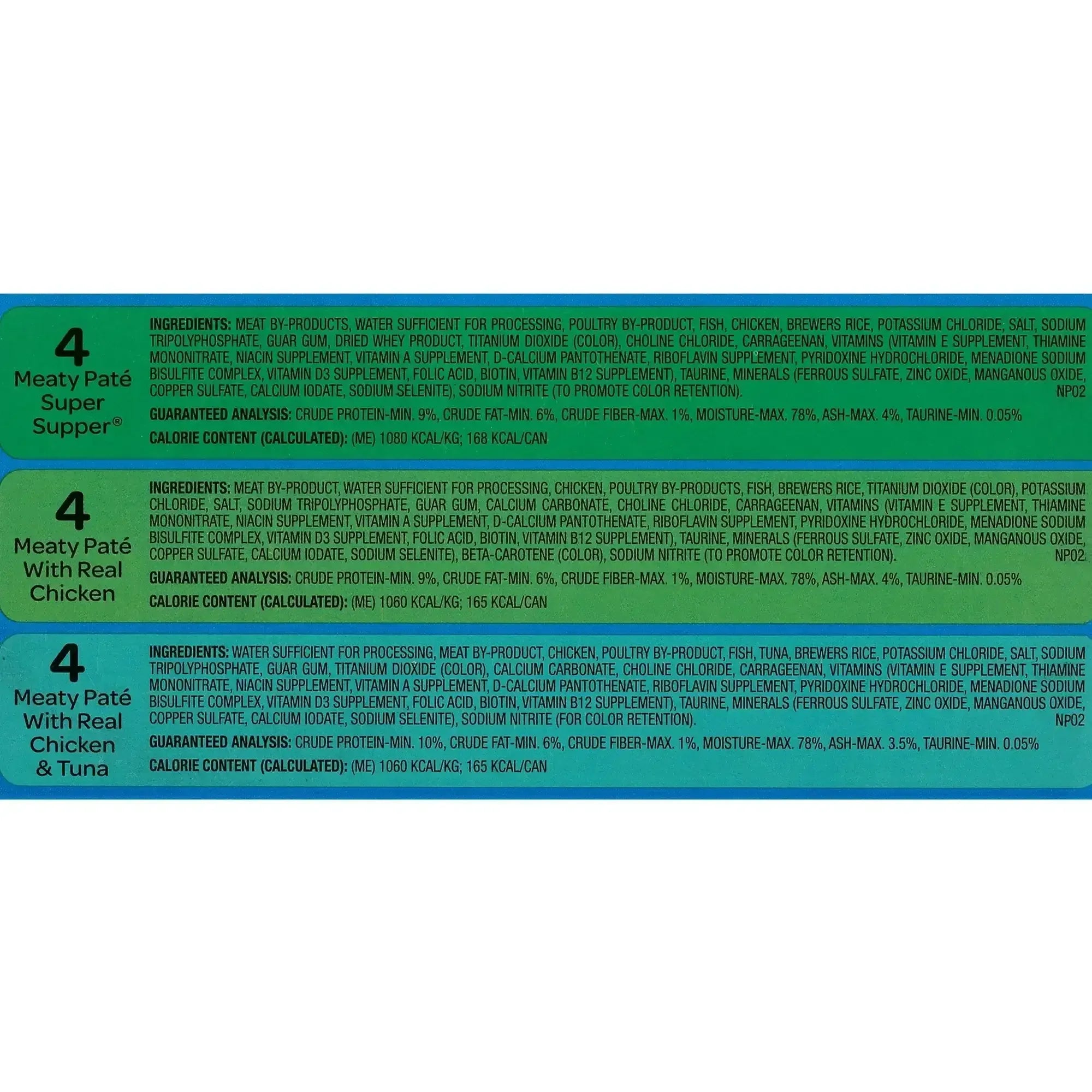 9Lives Paté Favorites Variety Pack Wet Cat Food, 5.5-Ounce Cans, 12-Count