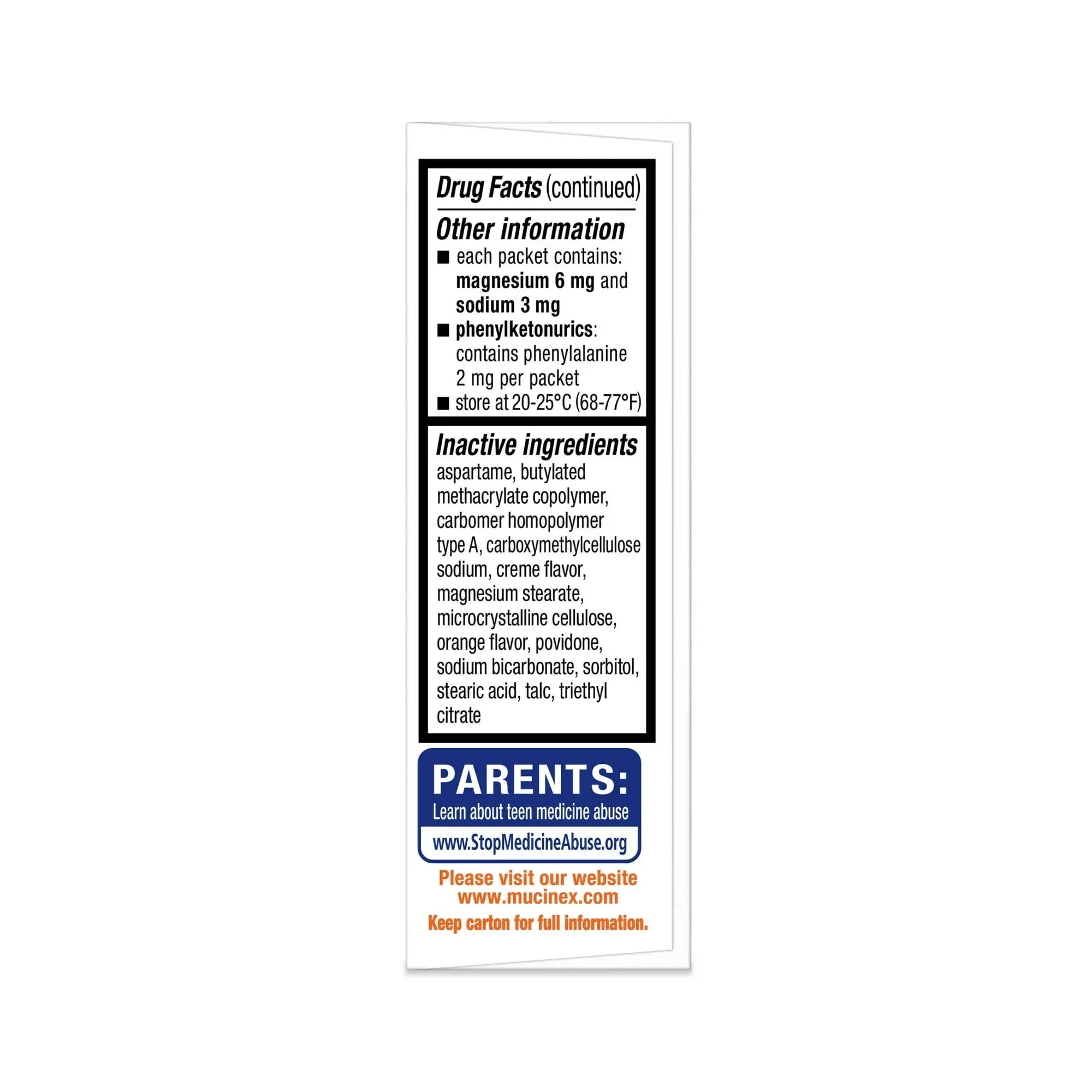 Mucinex Children’s Cough Medicine & Expectorant Mini-Melts, Orange Crème Flavor, 12 Count