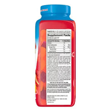 vitafusion Fiber Well gummies bottle back label with Supplement Facts