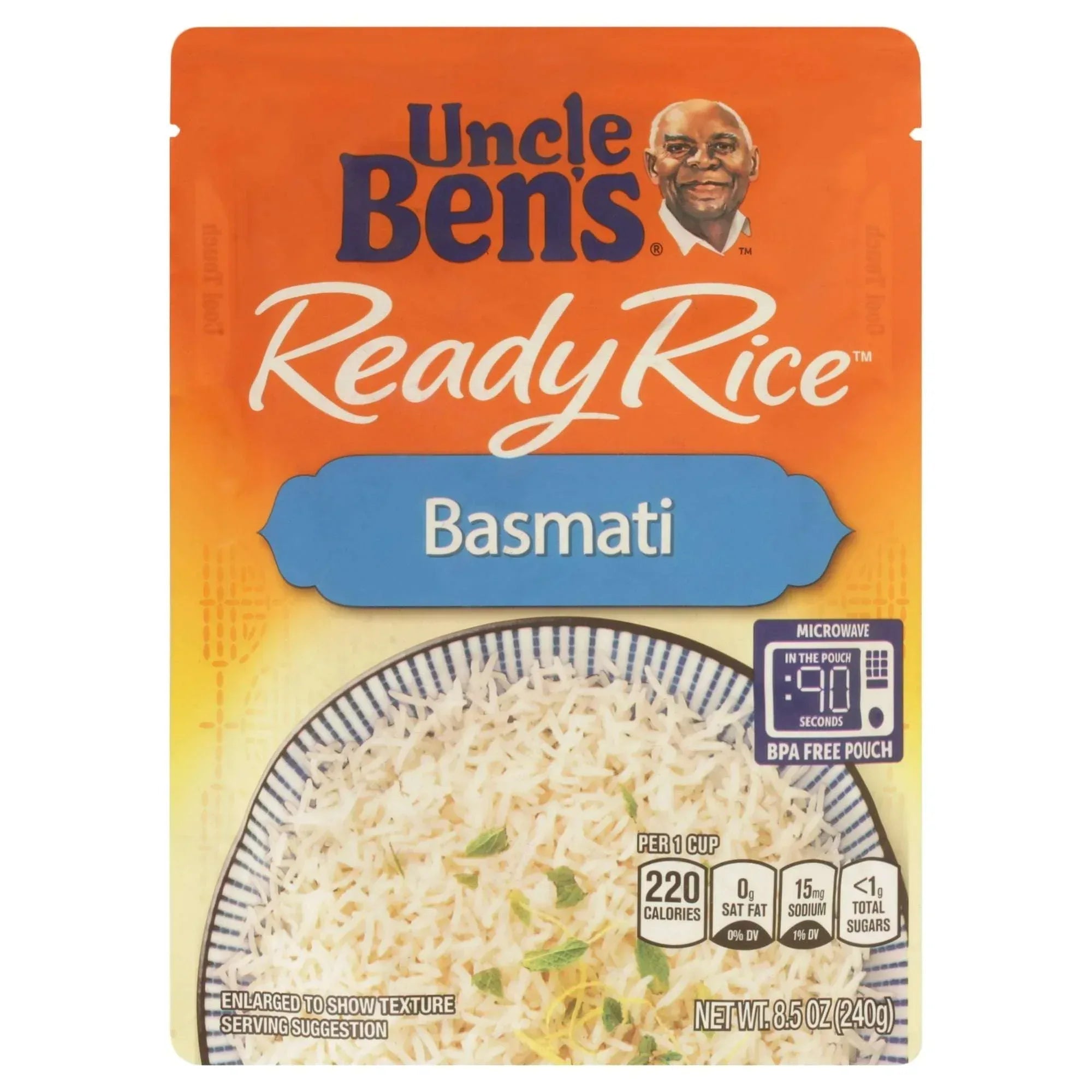 Uncle Ben's Ready Rice Basmati Rice, 8.5 oz SIDE