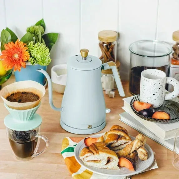 Beautiful 1-Liter Electric Gooseneck Kettle 1200 W, by Drew Barrymore