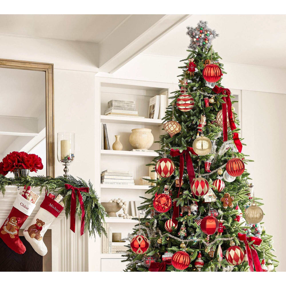 4 inch Reddish Gold Christmas Balls Ornaments 12 Pcs Shatterproof Christmas Ornaments Set Large Silver Ornaments for Christmas Tree Halloween Holiday Party