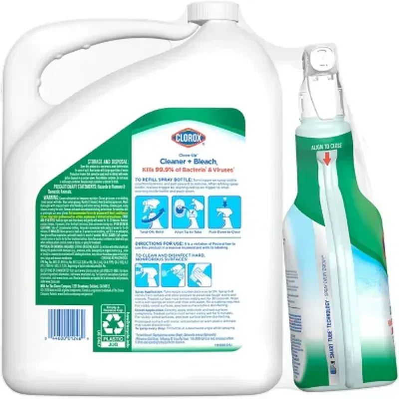 Clorox Clean-Up All-Purpose Cleaner + Bleach, Original (Spray + Refill)