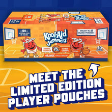 Kool-Aid Jammers orange player pouches box, basketball edition, 40 count