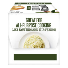 Plant butter carton front panel for all-purpose cooking like sautéing and stir-frying.
