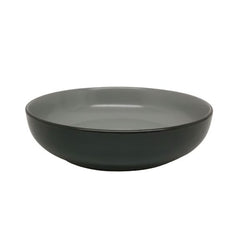 10 Strawberry Street Two Tone Coupe 8.5”/36 Oz. Dinner Bowl Set Of 6, Black/Gray
