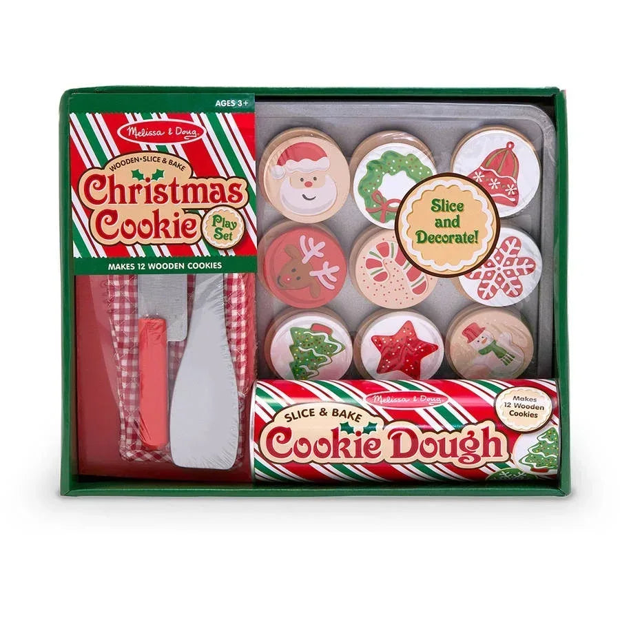 Melissa & Doug Slice and Bake Wooden Cookie Play Food Set
