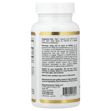 California Gold Nutrition Zinc Picolinate supplement bottle, back label and barcode