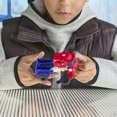 Transformers Toys CYBERWORLD Cyber Changers Optimus Prime Action Figure, 6+ - USA MEGA SHOP