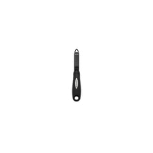 Kitchen peeler with black handle and blade