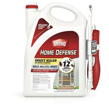 Ortho Home Defense insect killer jug with comfort wand and 12-month protection label