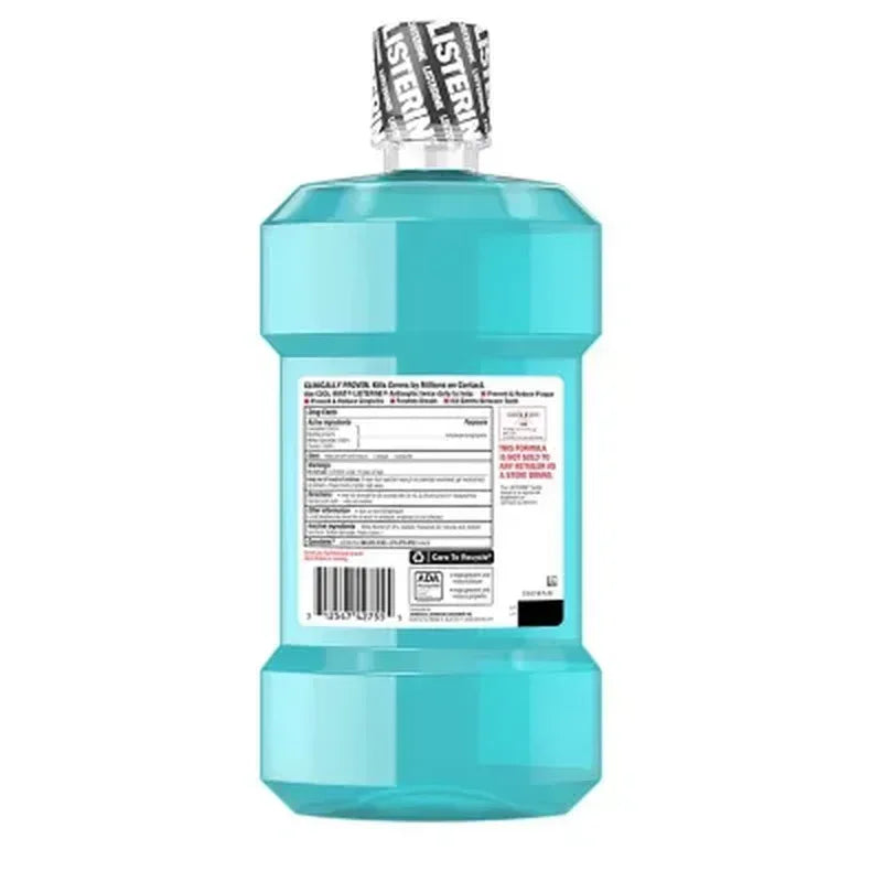 Listerine Cool Mint Antiseptic Mouthwash (1.5L, 2 Pk.)