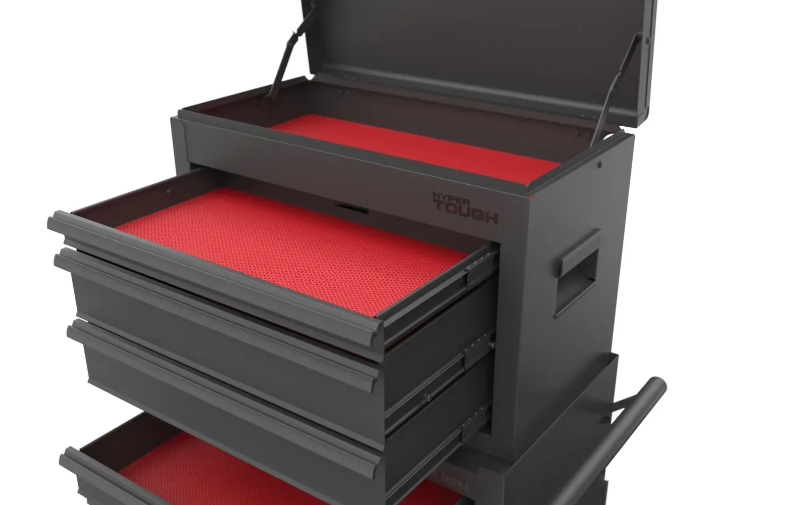 Hyper Tough 20-Inch 5-Drawer Steel Tool Chest with Ball-Bearing Slides, 300 lb Capacity, Black