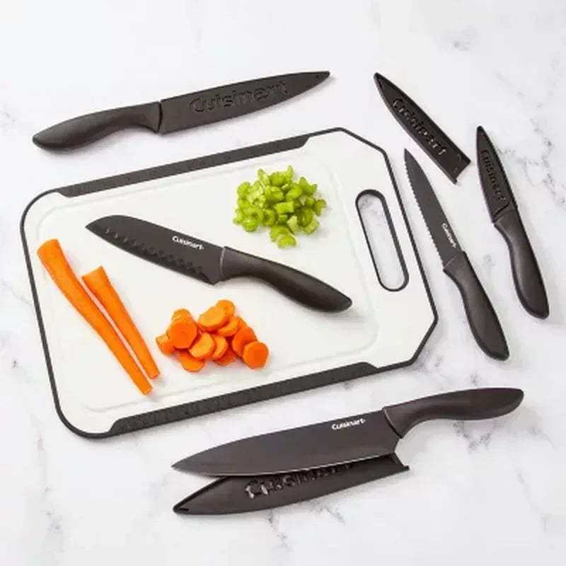 Cuisinart 11-Piece Cutlery Set and Cutting Board (Assorted Colors)