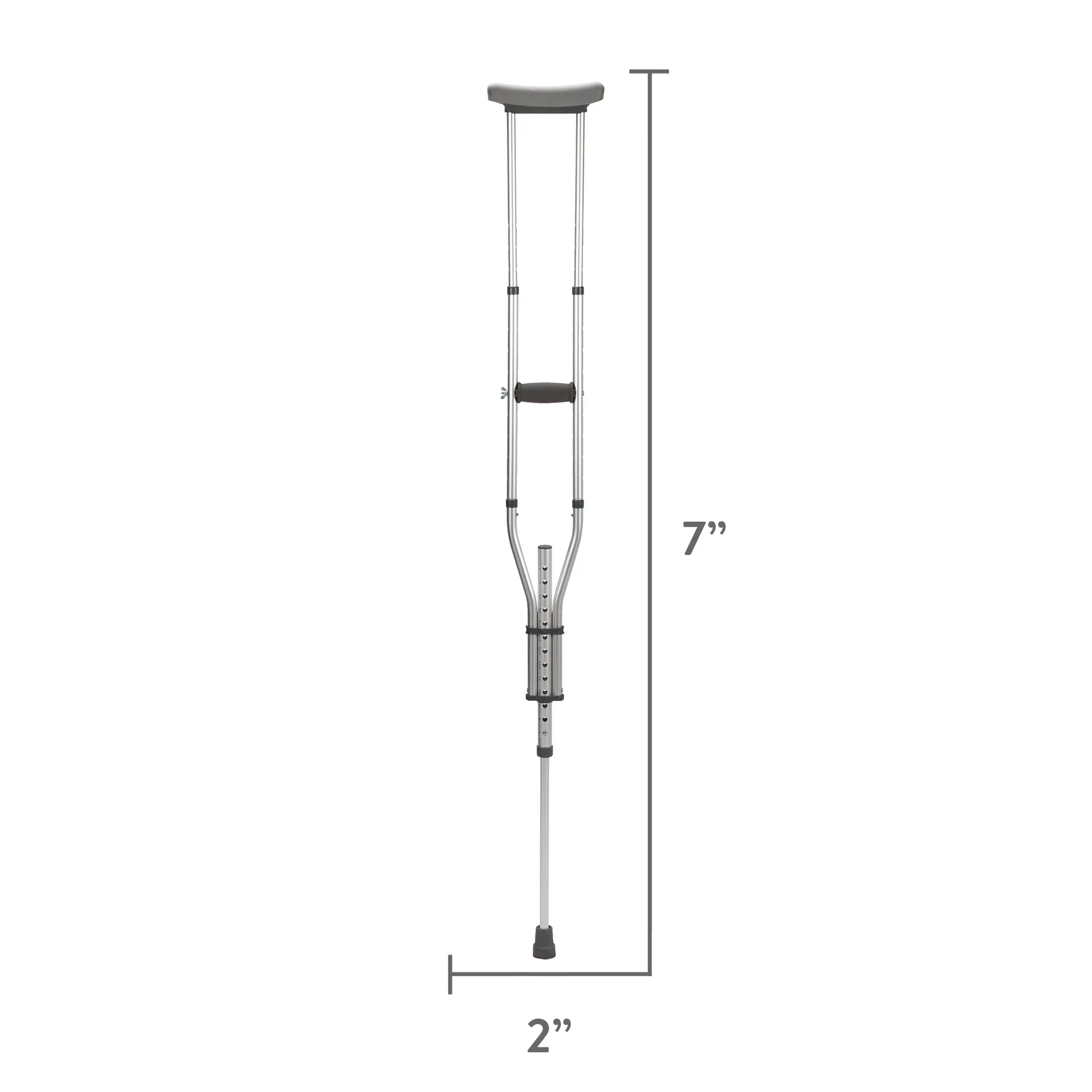 Equate Universal Crutches – Adjustable Walking Support for Adults