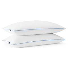 Sertapedic Cool Nites Bed Pillow, King, 2 Pack