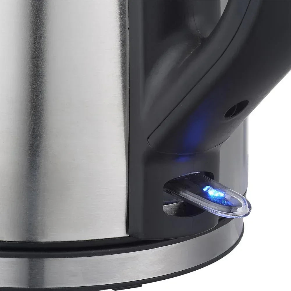 Ktaxon 1500W 1.5L Stainless Steel Electric Kettle with Water Window, Silver