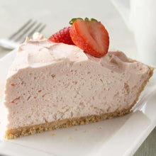 Strawberry extract box artwork showing cheesecake slice topped with strawberries