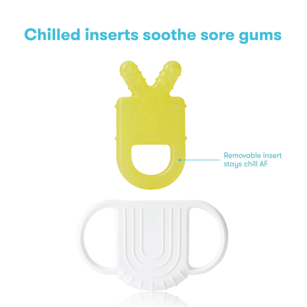 Frida Baby Not-Too-Cold-to-Hold Teether Toy for Infant Sore Gum Relief, 3 Pieces - USA MEGA SHOP