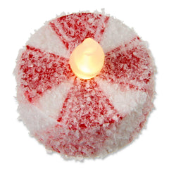LED Flameless Tealight Candy Christmas Candles, Multicolor, 6 Count, by Holiday Time - USA MEGA SHOP