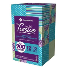 Member's Mark Ultra Soft Facial Tissues 12-Pack