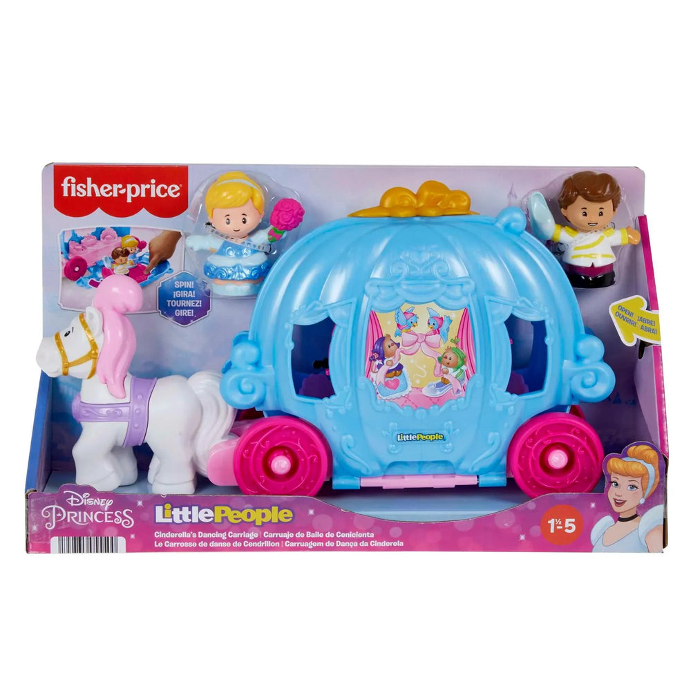 Disney Princess Cinderella’s Dancing Carriage Little People Toddler Playset with Horse & Figures - USA MEGA SHOP