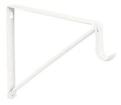 Hyper Tough 12 inch Closet Rod Bracket White 3PK