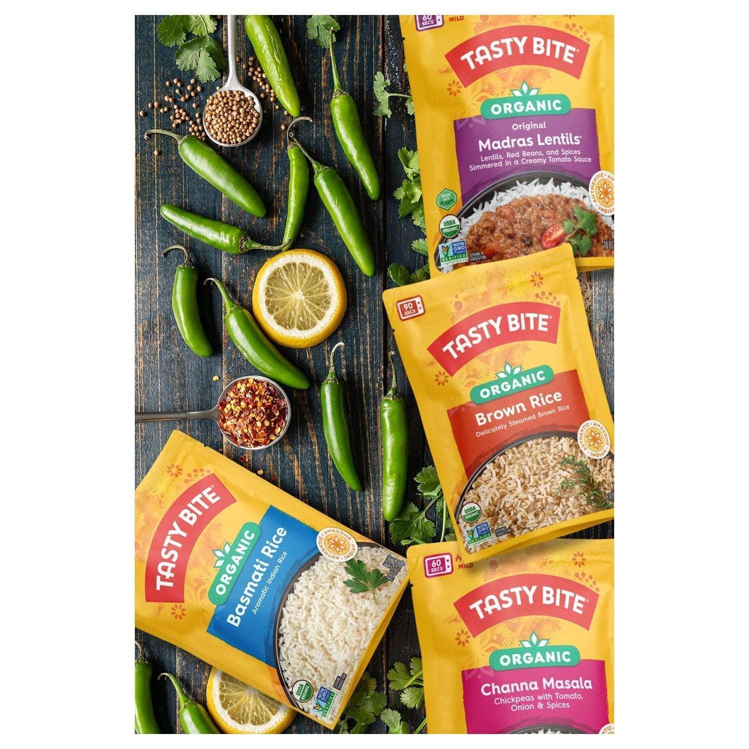 Tasty Bite Organic Basmati Rice 8.8oz - Fragrant basmati rice