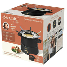 Retail box for 3 qt electric fondue set with bonus 2 qt ceramic insert