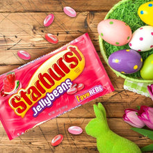 Starburst Jellybeans candy bag with FaveReds logo and bright pink Jellybeans text