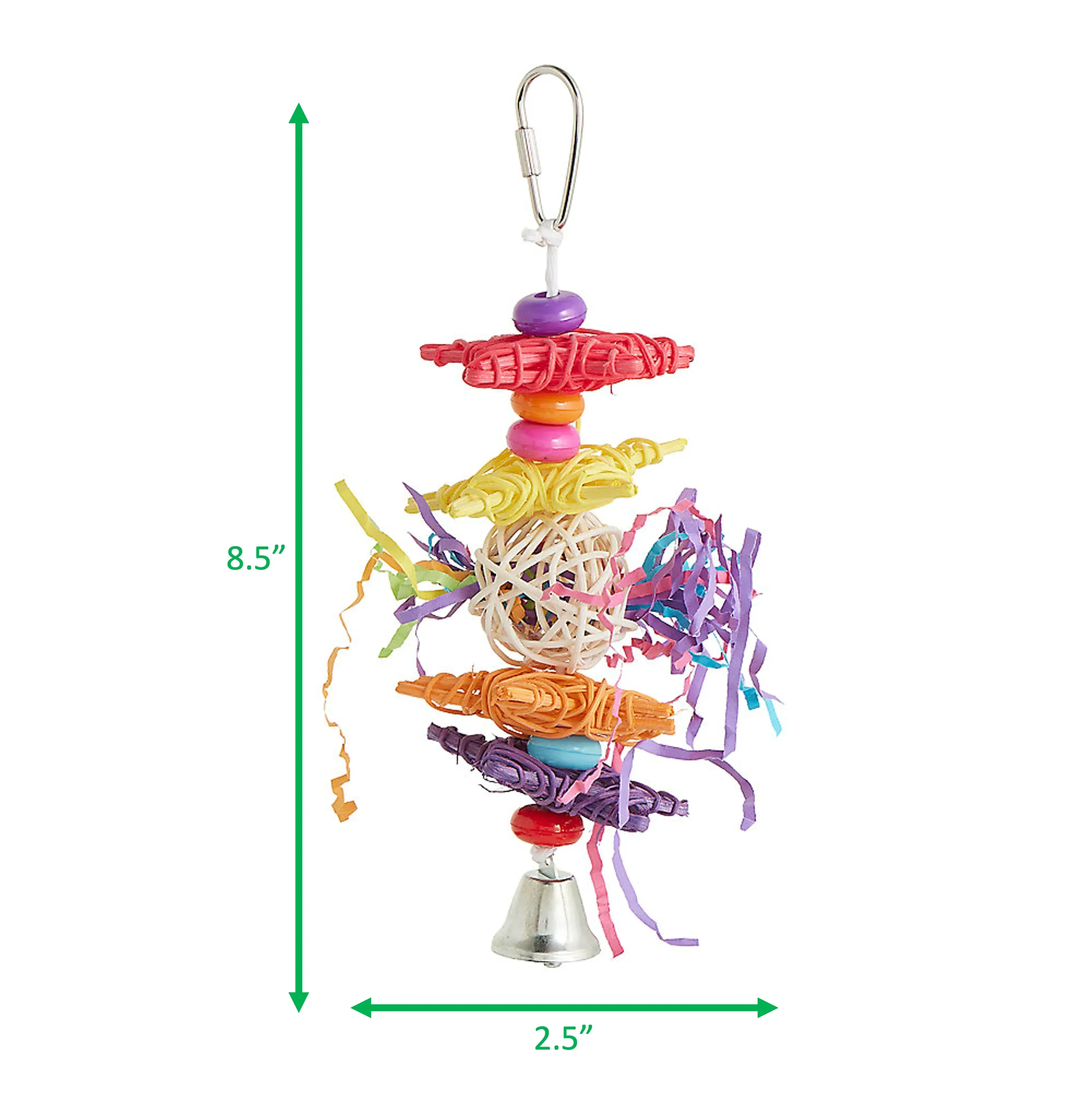 Happy Beaks Crinkle Crinkle Little Star Bird Toy