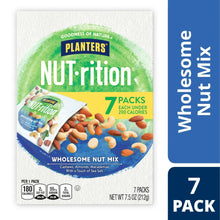 PLANTERS Nut-rition wholesome nut mix 7 pack box, net wt 7.5 oz (212g)